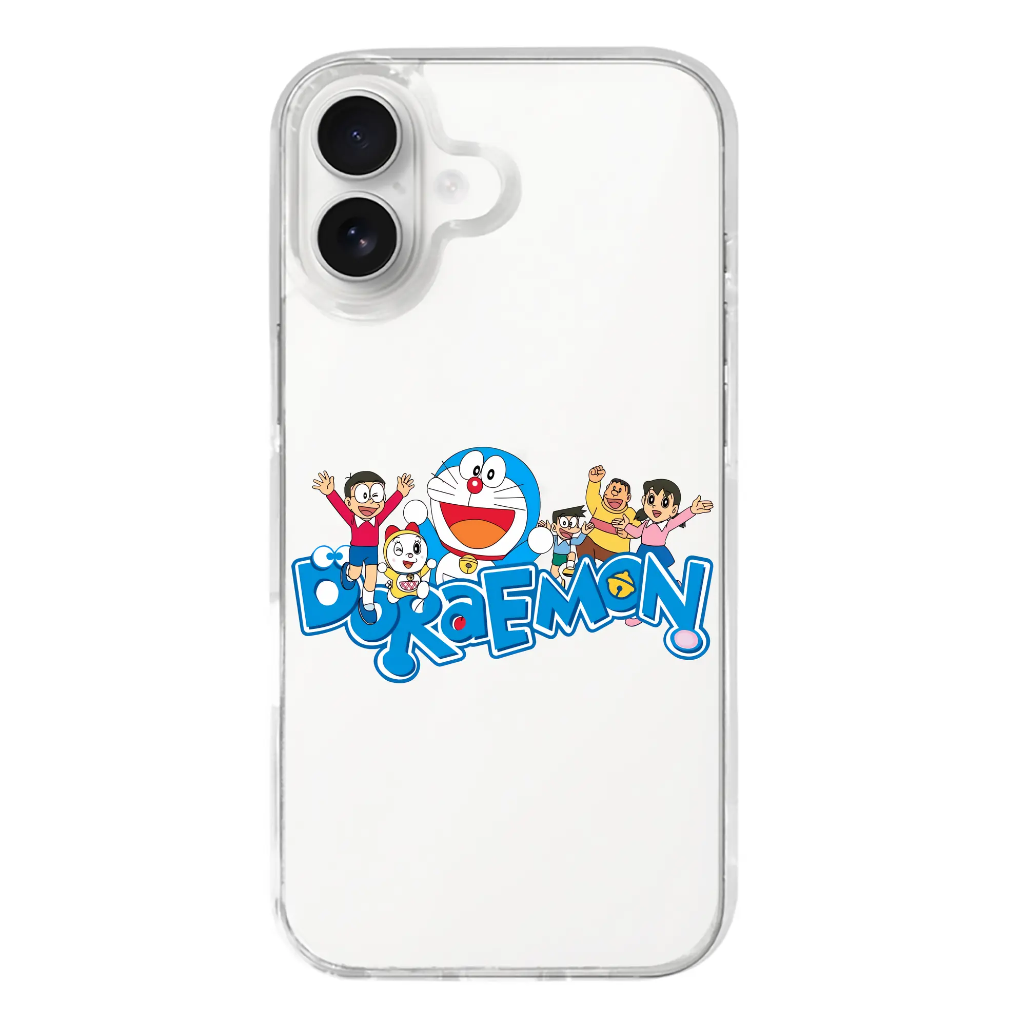 ドラえもん グッズドラえもん - iPhone 17シリーズ 透明スマホケース – 薄型・耐衝撃・精密フィット保護カバー